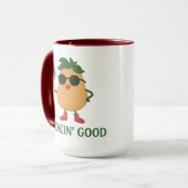 Funny Cute Potato Combo Mug マグカップ (正面左)