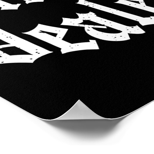 Funny Cute Sensitive Feet Hug Merchant Valentine's ポスター (角)