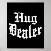 Funny Cute Sensitive Feet Hug Merchant Valentine's ポスター (正面)