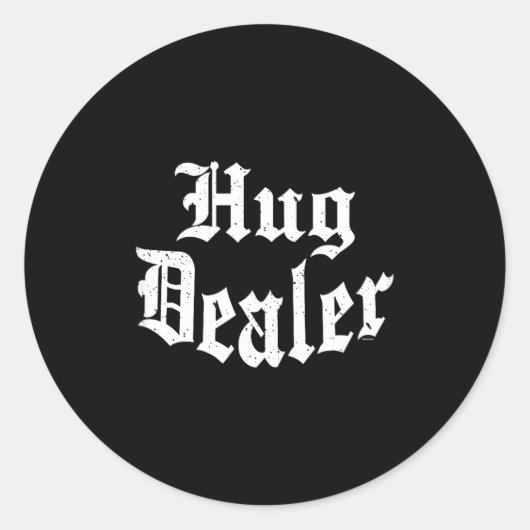 Funny Cute Sensitive Feet Hug Merchant Valentine's ラウンドシール (正面)