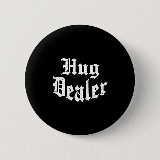 Funny Cute Sensitive Feet Hug Merchant Valentine's 缶バッジ (正面)