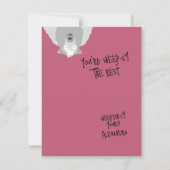 Funny Cute Sheeply The Best Sheep Pun  ノートカード (裏面)