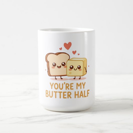 Funny & Cute Valentine’s Day Gift コーヒーマグカップ (中央)