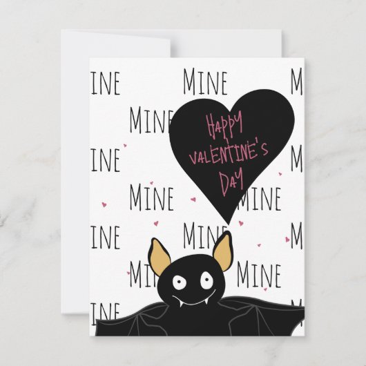 Funny Cute “You’re Fang-tastic” Bat Pun  カード (正面)