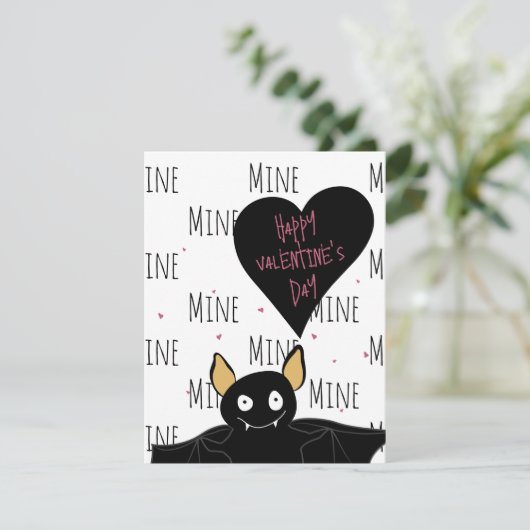 Funny Cute “You’re Fang-tastic” Bat Pun  カード (スタンド正面)