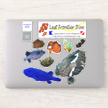 【Funny Cutie Critters】Put on Your Diving Log Book! シール<br><div class="desc">Funny Cutie Critters in Siquijor</div>