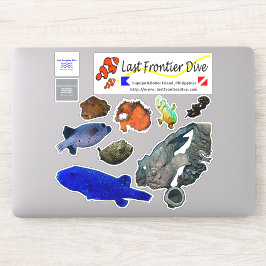 【Funny Cutie Critters】Put on Your Diving Log Book! シール