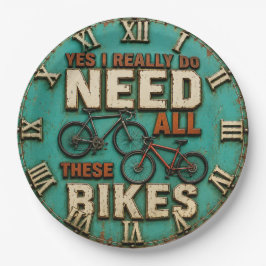 Funny Cycling Yes I Really Do Need All These Bikes ペーパープレート