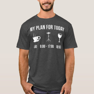 Funny Cymbals Instrument Music My Plan For Today 7 Tシャツ