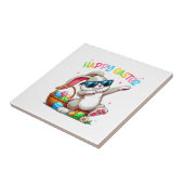 Funny Dabbing Bunny Easter Happy Easter for Boys G タイル (側面)