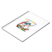 Funny Dabbing Bunny Easter Happy Easter for Boys G ノートブック (左側)