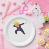 Funny Dabbing Design Classic ペーパープレート (パーティー)