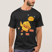Funny Dabbing Duck T-Shirt | Sarcastic Quote Tシャツ (正面)