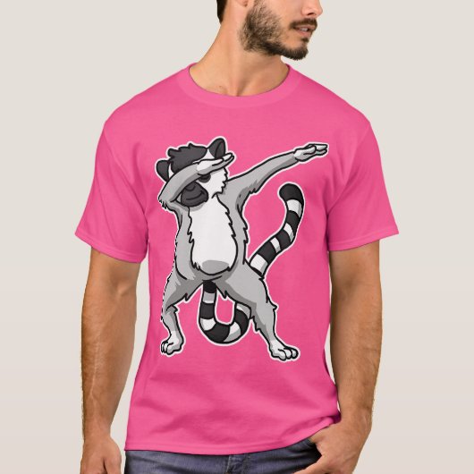 Funny Dabbing Lemur Dab Dance Cool Lemurs Lover Tシャツ (正面)