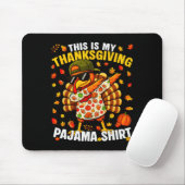Funny Dabbing Turkey Thanksgiving Pajamas Pjs Srts マウスパッド (マウス)