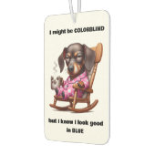 FUNNY DACHSHUND  カーエアーフレッシュナー (左)