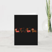Funny Dachshund Christmas Weenie Dog Lover Cute Me カード (正面)