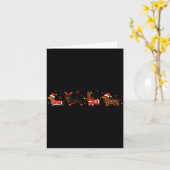 Funny Dachshund Christmas Weenie Dog Lover Cute Me カード (黄色い花)