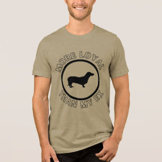Funny dachshund dog トライブレンドTシャツ