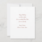 Funny Dachshund Dog Christmas  シーズンカード (裏面)