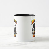 Funny Dachshund Low Rider, High Attitude マグカップ (中央)