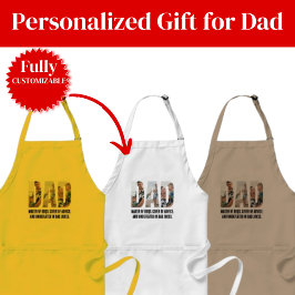 Funny Dad Apron – BBQ Master & Dad Joke Champion スタンダードエプロン
