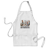 Funny Dad Apron – Chief of Jokes & Snack Holder スタンダードエプロン (正面)