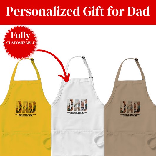 Funny Dad Apron Gift for Dad スタンダードエプロン