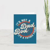 Funny Dad Bod Father Figure Quote Gift  カード (正面)
