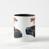 Funny Dad Car Shirt – Dad’s Ride Faster Than His “ マグカップ (中央)