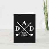 Funny Dad Est. 2026 Father 2026 Loading New Dad Go カード (正面)