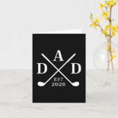 Funny Dad Est. 2026 Father 2026 Loading New Dad Go カード (黄色い花)