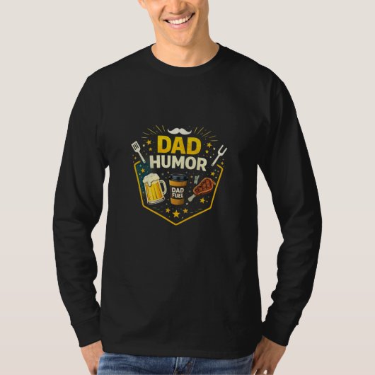 Funny Dad Humor Graphic – Cool Dad BBQ Beer Coffee Tシャツ (正面)