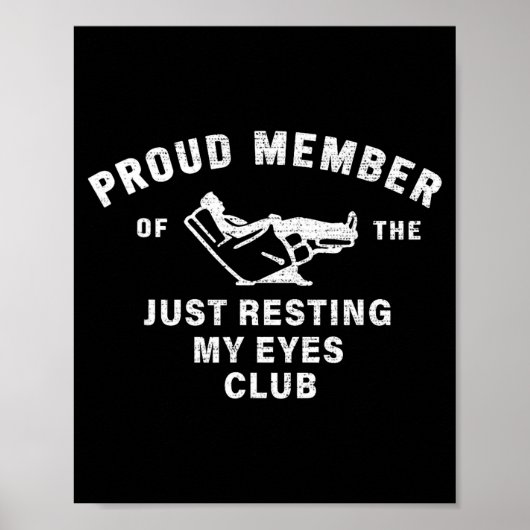 Funny Dad,just Resting My Eyes For Dad Gift Dad Fa ポスター (正面)