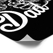 Funny Dad Of Four Toddler Kids Fathers Day Fist Bu ポスター (角)