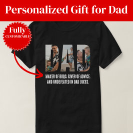 Funny Dad T-Shirt – BBQ Master & Dad Joke Champion Tシャツ