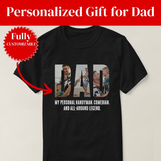 Funny Dad T-Shirt – Handyman, Comedian & Legend Tシャツ