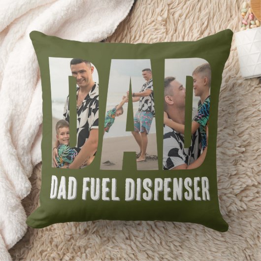 Funny Dad Throw Pillow クッション (ブランケット)