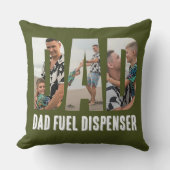 Funny Dad Throw Pillow クッション (正面)