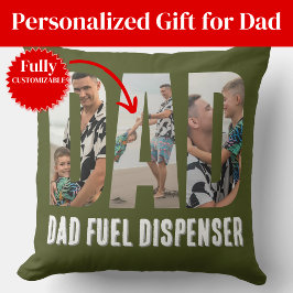 Funny Dad Throw Pillow クッション