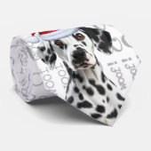 Funny Dalmatian Christmas Dog Lover ネクタイ (ロール)
