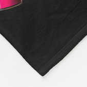 Funny Dancing Dinosaur1  フリースブランケット (角)