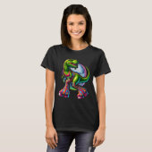 Funny Dancing Dinosaur  Tシャツ (正面フル)