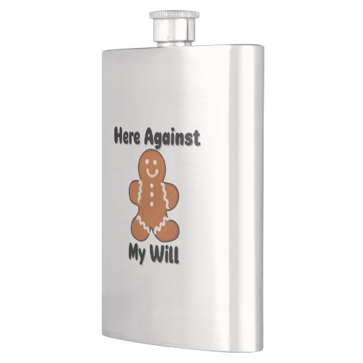 Funny Dark Humor Christmas フラスク (左)