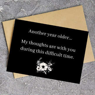 Funny Dark Humor Getting Older Birthday Card カード