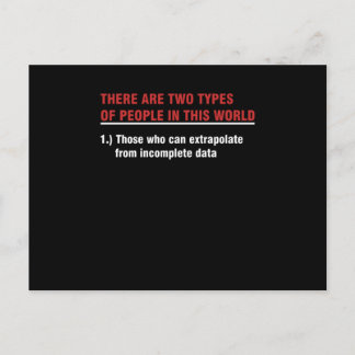 Funny Data Analyst Data Analysis Statistician Data ポストカード