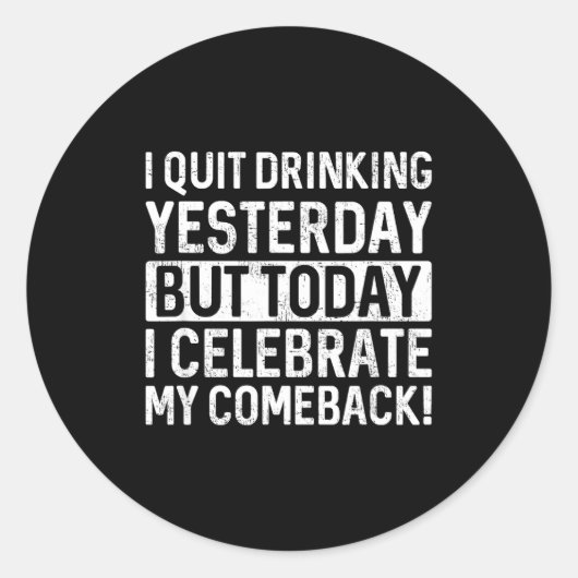 Funny Day Drinking Shirts Men Women Adult Humor Dr ラウンドシール (正面)