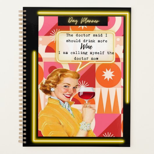 Funny Day Planner/Journal For Women Sassy-Doctor プランナー手帳 (正面)