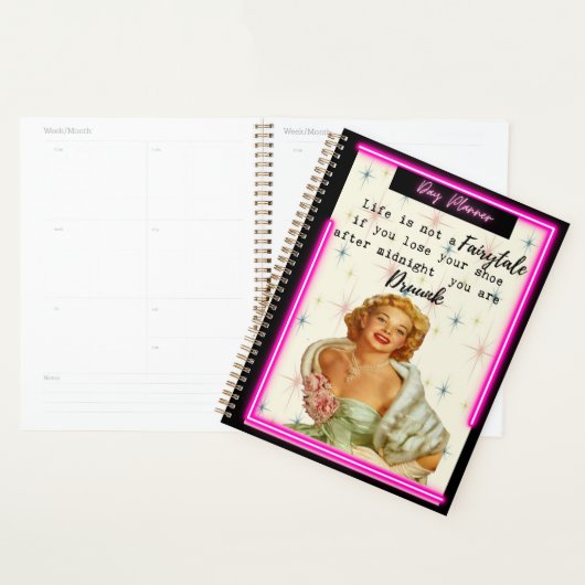 Funny Day Planner/Journal For Women Sassy-Fairy プランナー手帳 (ディスプレー)