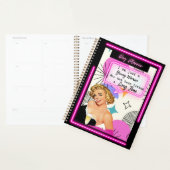 Funny Day Planner/Journal For Women Sassy-Girl プランナー手帳 (ディスプレー)